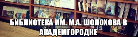 Библиотека им. М. А. Шолохова