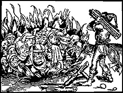 Сожжение евреев. XV век